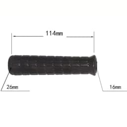 Wheelbarrow Rubber Handles Comfort Durable Grips Handlebar Non Slip Plastic Replacement Universal High Quality
