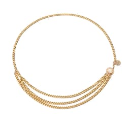 New Fashion Multi-layer Chain Belt For Women Fashion Gold Silver Color Metal High Waist Body Chain Dress Lady Tassel Belt