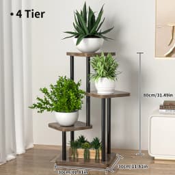 Plant Stand Stand For Flowers 4/5/6 Tier Wooden Flower Shelf Indoor&Outdoor Display Stand Multiple Rack Organizer Shelves