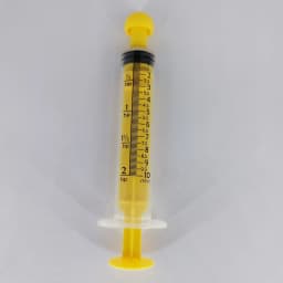 Color straight mouth syringe 5ml 10ml with plastic cap