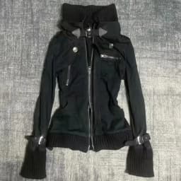 Y2k new solid color stand up collar buckle retro design women jacket streetwear high street men and women hoodie