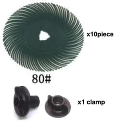 9Pcs Radial Bristle Disc Kit Abrasive Brush Elastic Detail Polishing Abrasive Wheel for dremel Rotary Tool Accessories