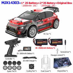 HYPER GO RC MJX 14304 14303 14302 High Speed Drift Car With Gyroscope - Electric Toy for Kids Volkswagen Racing Gift