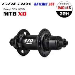 GOLDIX M370 32H Boost MTB Hub 36T Ratchet Center Lock Disc Brake Sealed Bearings HG XD MS 10-12 Speed Front Rear MTB Bicycle Hub