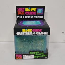 @Needoh Nice Cube Glitter & Glow Squeeze Sensory Stretch Anxiety Relief ADHD Fidget Leisure Adult Gift