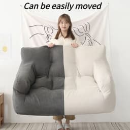 2 Person Bean Bag Sofas Relaxing Soft Lazy Puffs Sofa Living Room Comfortable Backrest Chair Portable Sleeping Sofas Furniture