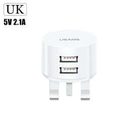 5V 2.1A Dual USB Charger EU US UK Plug Quick Charge Wall Charger Mobile Phone Charging Mini Adapter Travel Charger For Phone
