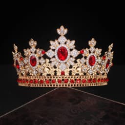 Crystal Queen Bridal Crown For Women Luxury Full Circle Wedding Tiara Pageant Prom Headpiece Wedding Bride Hair Accessories