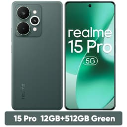 realme 15 Pro 5G Smartphone NFC Snapdragon 7 Gen 4 Chipset Triple 50MP Camera 6.8" 144Hz 4D Curve+ Display 7000mAh Battery 80W