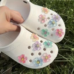 Fruit Shoe Decoration Set Cute Christmas Ducks Advanced Shoe Decorations DIY Detachable Buckle Shoes Accessories1Set