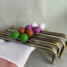 Colorful Kiss Big Ball Metal Purse Frame Clasp DIY Handbag Accessories Metal Clutch Handcraft Bag Handle Wallet Antique Brass