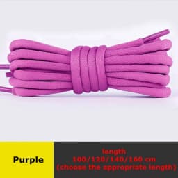 1 Pair Rainbow Round Shoelaces, Colorful Unisex Replacement Shoestrings for Sneakers & Boots Shoe Accessories