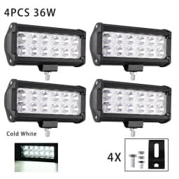 Car Work Light LED Offroad 4x4 Spotlights Fog Lamp Diode Headlight SUV ATV Tractor Boat Trucks Excavator Light Bar 12V 24V