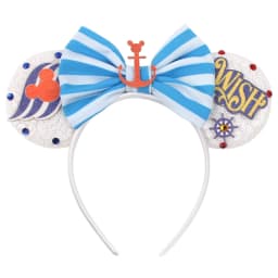 Cartoon Cute Mouse Ears 25th Anniversary Commemoration DIY Mouse Ears Magic Cruise Sparkle Bow DIY Headwear Adults Hairbands