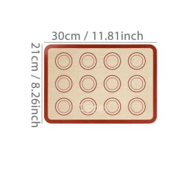 1/2/4pcs Silicone Baking Mats with Brush Spatula Set, Non-Stick Reusable Heat-Resistant, for Oven, Cookies, Macaron, Pastry