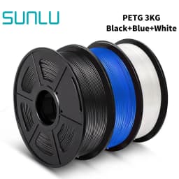 SUNLU 3 Rolls PLA PETG 3D Filament 1KG 1.75mm +/-0.02MM 3D Printing Filament Neatly Wound Filament Vacuum Packing Fast Shipping