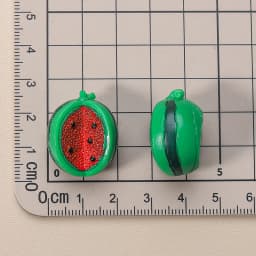 Mini Simulated Fruit Ornament Watermelon Avocado Grape Lemon Peach Micro Landscape Dollhouse Miniature Toy Car Decoration