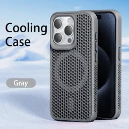 Cooling Heat Dissipation Magnetic Phone Case For iPhone 18 17 16 15 14 13 12 11 Pro Max Breathable Hard Back Cover For Magsafe