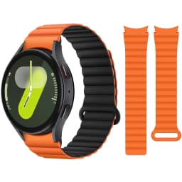 No Gaps Silicone Magnetic Strap for Samsung Watch 7 6 4 5 40mm 44mm 5Pro 45mm Band for Galaxy Watch 4 6 Classic 43/47mm Bracelet
