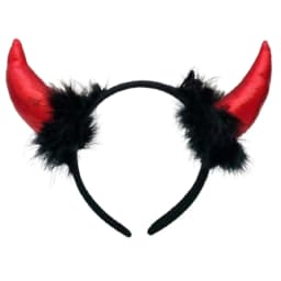 Unique Role Play Devil Hair Hoop Glitter Horn Headdress Halloween Headband