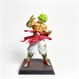Dragon Ball Handmade Broken Circle Brolli GK Super Saiyan Statue Anime Trendy Play Desktop Model Pendulum