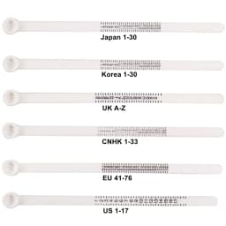 UK US EU Standard Measure Gauge Belt Ring Sizer With Magnifier Finger Size Coil Screening Jewellery Tools Custom Logo