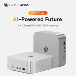 Beelink SER10 Windows 11 Ryzen AI9 HX470 Powerful AI PC 32G 64G DDR5 1T NVME SSD Open Claw Mini Gaming PC Computer SER9 HX370