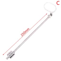 30Styles 45-400mm Stainless Steel Float Switch Tank Liquid Water Level Sensor Double Ball Switch Tank Pool Flow Sensors Float