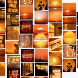 45Pcs Beautiful Scenery & Colorful Cloud Stickers Set for Journal Diary Scrapbooking Cute Stationery Decoration
