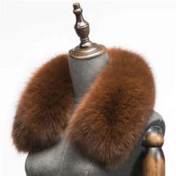Winter Natural Fox Fur Scarf Square Collar For Men Short Scarves Neck Warm Thick Scarves Real Fox Fur Shawl Male Coat Decorate