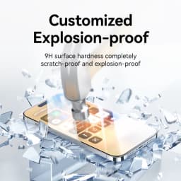 Joyroom 3/2/1pcs HD Glass Screen Protector for iPhone 18 17 16 15 14 Pro Max Full Screen Tempered Glass Protection for iPhone 15