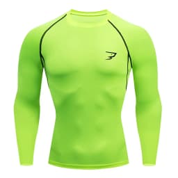 New Men's Short Sleeved T-shirt Compressed Quick Drying Breathable Training Tees Fitness Jujitsu Rashguard Top Gym Sport Shirts