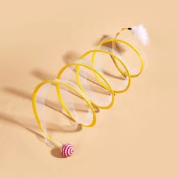 Folded Cat Tunnel S Type Cats Tunnel Spring Toy Mouse Tunnel with Balls and Crinkle Cat Outdoor Cat Toys for Kitten Cat Pets Toy