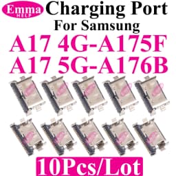 10pcs Charging Port Dock Plug For Samsung A06 A07 A05 A04 A13 A14 A15 A17 A25 A31 A50s A51 A16 USB Charger Connector Socket