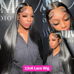 Glueless Wig Human Hair Bone Straight 13x4 13x6 HD Human Hair Lace Front Wig For Black Women Pre Plucked Vietnamese Original 4x4 5x5 Lace Closure Wig Wear And Go
