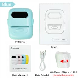 Marklife P50 Mini Label Printer Support Portable Thermal Printer Self-adhesive Labels Printer Tag Stickers Maker Or 1 Roll Label