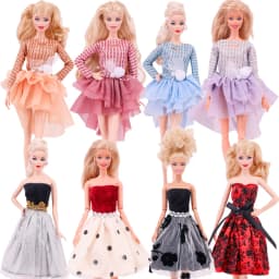 30 Different High Heel Shoes Boots For Babi Doll Clothes Accessories Girl's Toys Birthday Gift