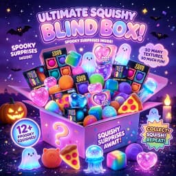 1000+Pieces/Kinds Assorted Squishy Figures Blind Box Surprise Toys Slow Rising Soft Fidget Squeeze Stress Relief Toy Random 1pcs