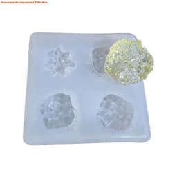 Crystal Cluster Mold Resin Simulation Original Stone UV Epoxy Resin Mold Handmade Decorations Crystal Stone Casting Mold