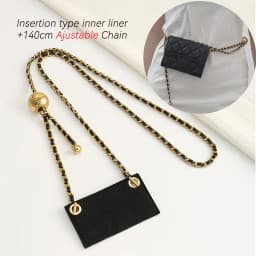 Transforming Chain Accessories For Card Holder On Chain Cf Leather Chain Strap Insertion Type Inner Liner No Hurt Bag Insert Bag