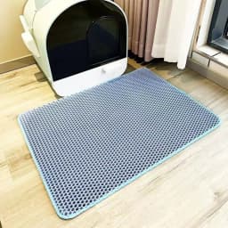 1Pc Large Size Cat Litter Mat-Advanced Honeycomb Double Layer Design,Urine Waterproof,Easy Cleaning,Scatter Control,Stay Clean