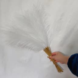 10PCS/Set 55CM Artificial Fluffy Pampas Grass Boho Decor Flower Fake Plant Reed Simulated Wedding Party Christmas Home Decor