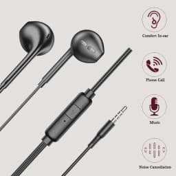 3.5mm Wired Headphones In Ear Headset Wired Earphones with Microphone Stereo Earbuds Sports for Samsung Huawei Xiaomi Phones MP3