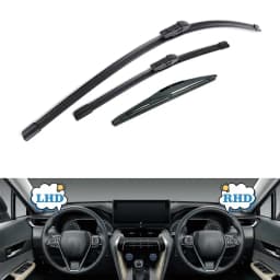 Wiper Blades Set For Subaru XV GT MK2 2017 – 2023 Crosstrek Hybrid e-BOXER Front Rear Windshield Windscreen 2018 2019 2020 2021