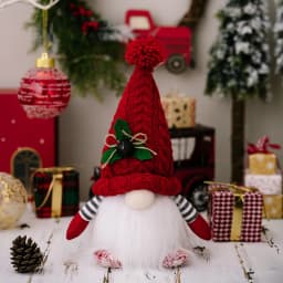 30cm Glowing Gnome Christmas Decorations 2026 Faceless Plush Dolls Elf Home Ornaments Navidad New Year 2027 Gift