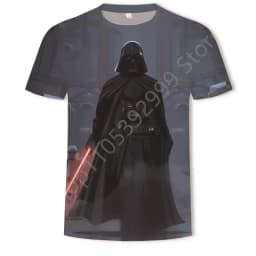 3D Quick Drying Short Sleeve Men's T-Shirt Star Wars 50th Anniversary Adult & Children's Parent-Child T-Shirt