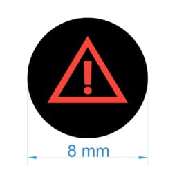 Screw Hole Security Seal Tamper Evident Warning Label Warranty Void On Removal Open Evidence Indicator Brittle Paper Sticker