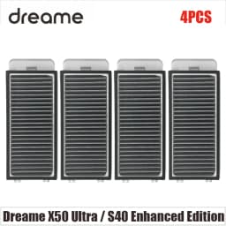 Dreame X50 Ultra / S40 Enhanced Edition Vacuum Parts Main Roller Side Brush Hepa Filter Mop Cloth Dust Bag