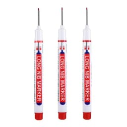 1/4Pcs White Permanent Paint Pen Set for Wood Rock Plastic Leather Glass Stone Metal Canvas Ceramic Deep Hole Marker 0.7mm