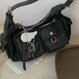 INS Style Retro Fabric Star Chain Wing Pendant Keychain Y2K Angel Mobile Phone Chain Bags Ornament Decoration Accessories Gifts